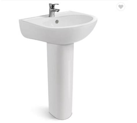Small Square Bathroom Wash Basin Countertop Washstand Ceramics Art Sink