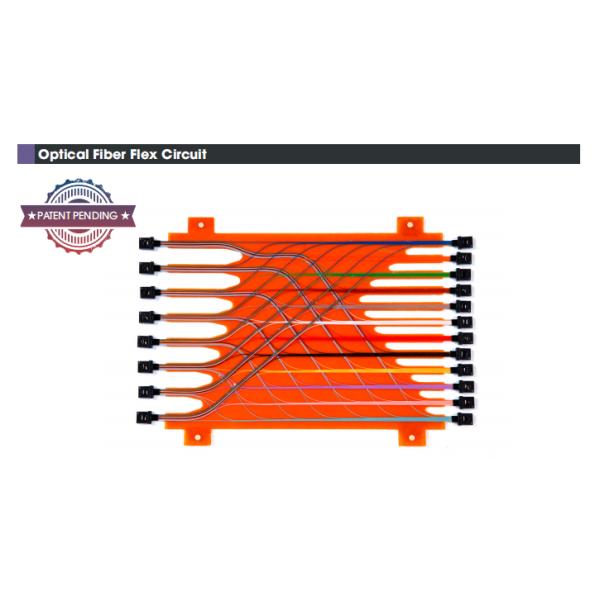 250µM Fiber Optic Equipment Fast Fiber Optical Flex Circuit ROHS ISO