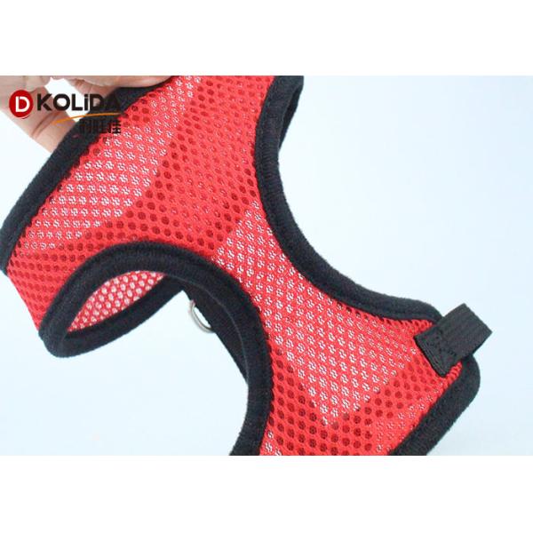 Soft Breathable Cat Nylon Dog Harness , Vest Dog Body Harness Strap Leash