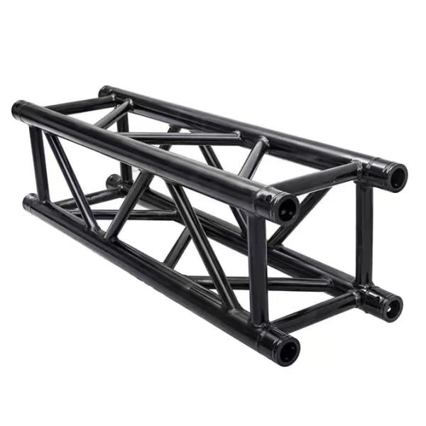 Système portable en aluminium noir pour les événements en plein air