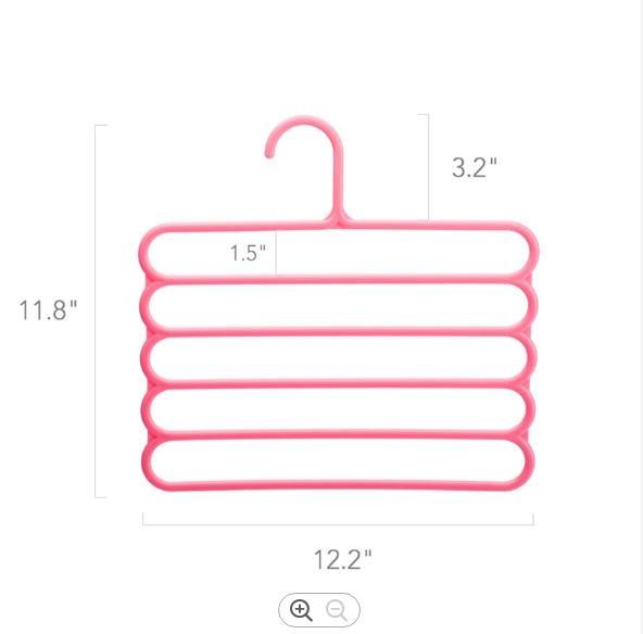 PPT Thick Plastic Hangers 5 Layers Multi Layer Clothes Hanger