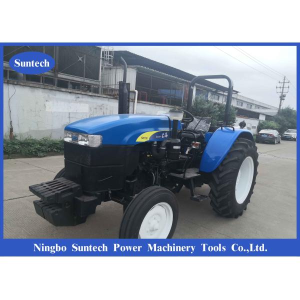 Double Drum Tractor Drawn Winch , Walking Tractor Winch Machine