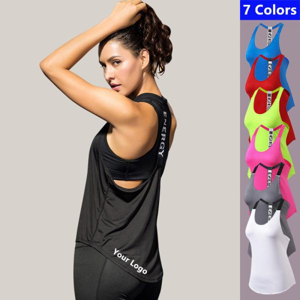 [Amostra grátis] Mulheres Fitness Tank Top Personalizar Serviços de Design de Vestuário