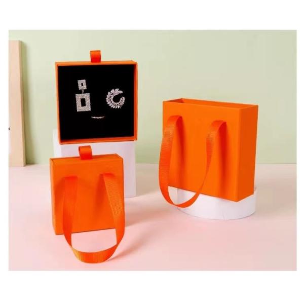 Украшения логотипа фольги серебра золота бумажные упаковывая сползающ коробку 9x9x3.4cm ящика 8x8x3.2cm