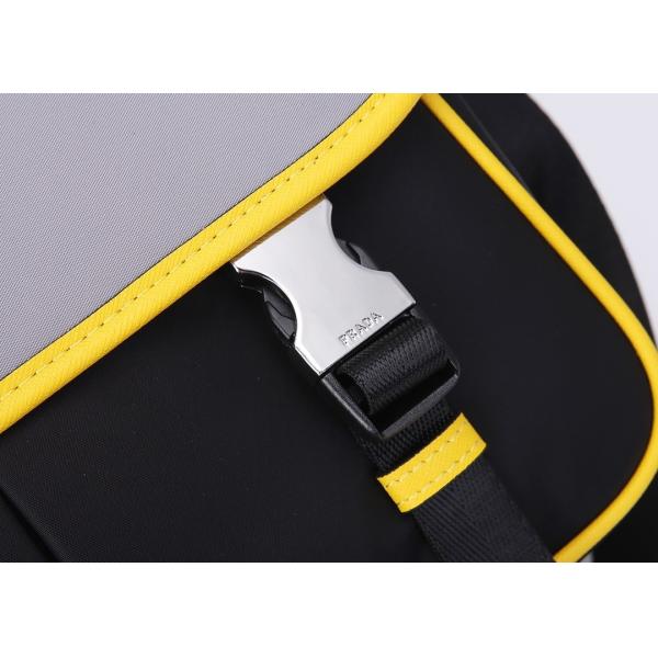 Men 26cm Luxury Cross Body Bag , Adjustable Strap Leather Message Bag