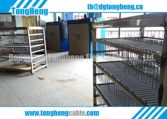 China Factory Custom Made High Rebound Resilience Black Coil Cable