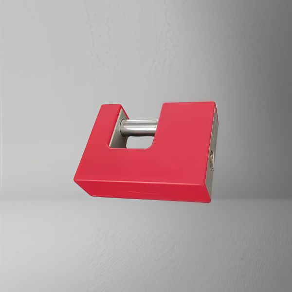Rarlux Manufacturer Wholesale Safety Heavy Duty Iron Padlock Colored Plastic Covered High Security Rectangular Padlock