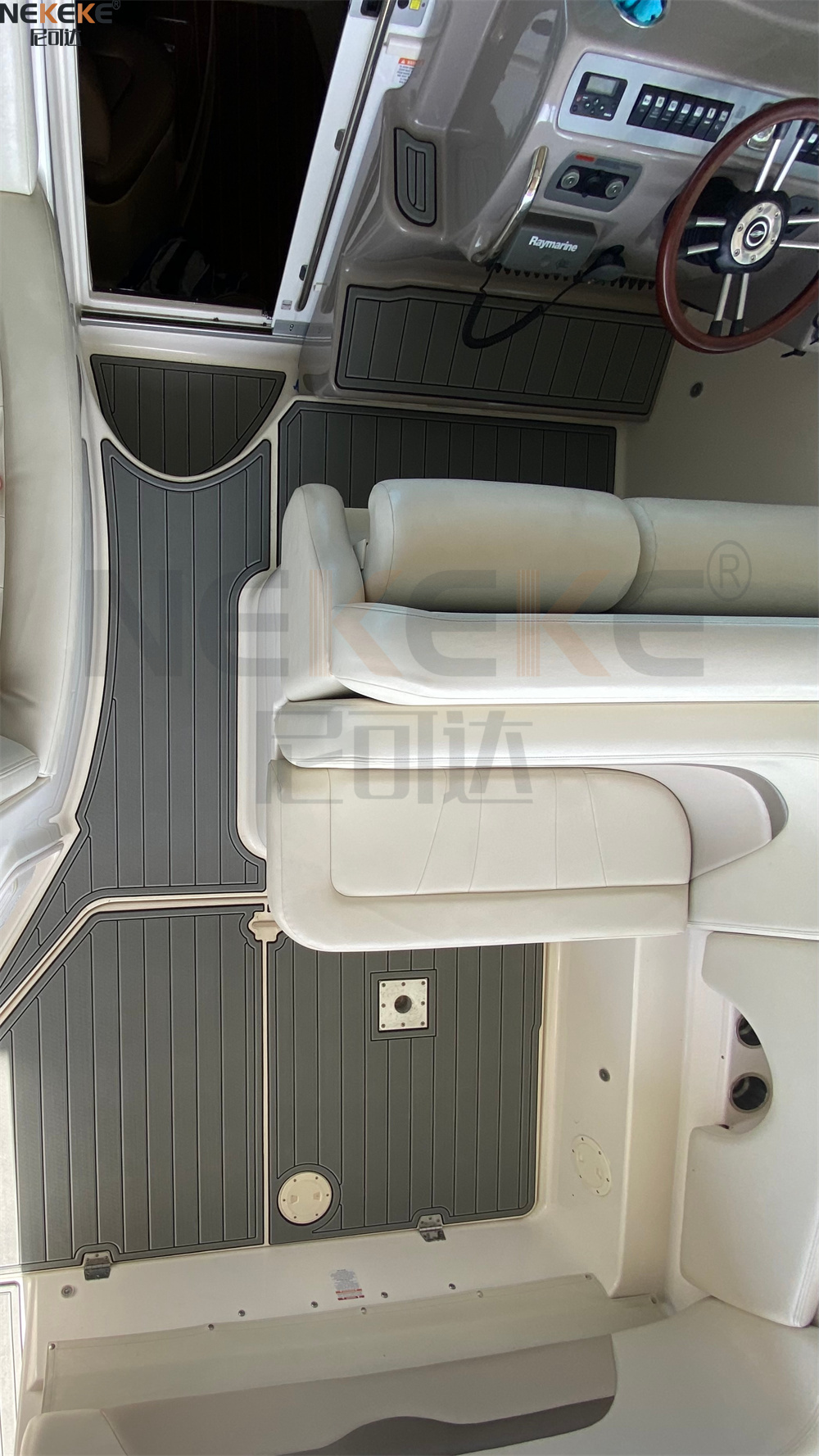 2006 Chaparral 280 Swim Platform Cockpit EVA Faux Teak Deck Flooring Marine Mat Pad