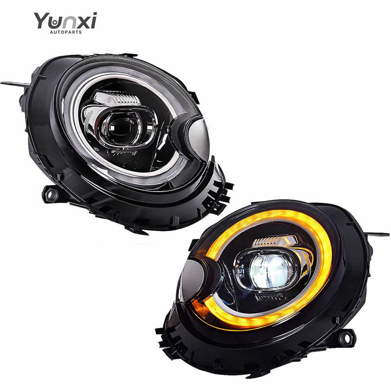 For BMW MINI Cooper 2007-2013 R55 R56 R57 R58 R59 Headlamp Upgrade New LED Head Light DRL Dynamic LED Headlights