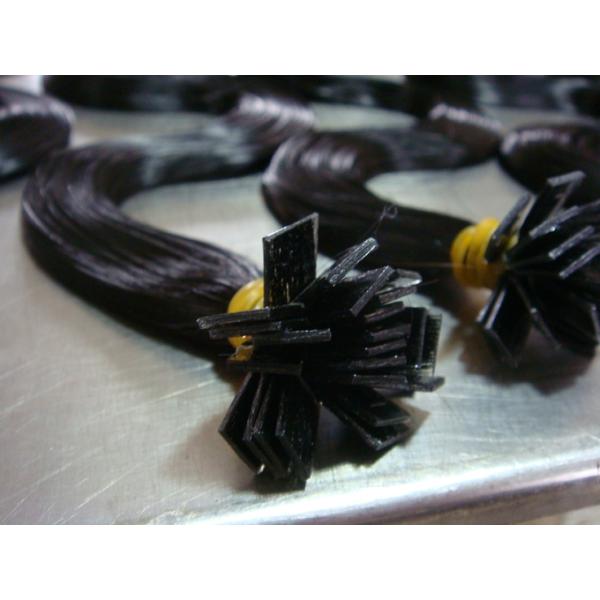 Clip In Hair Extensions Heat Resistant Bundle And Closure Black Customized