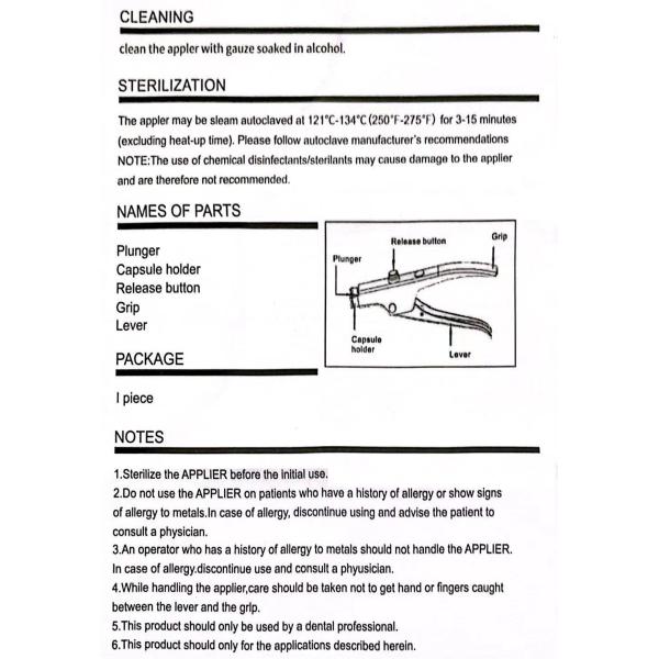 Dental Amalgam 3M Capsule Activator Gun Dental Silicone Impression Material