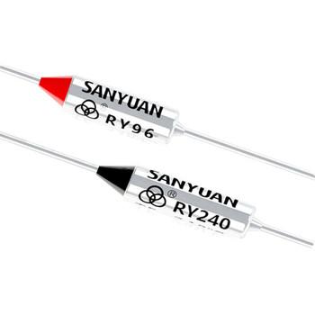 ZY1 High Voltage Usage and High Breaking Capacity Thermal Cutoff Fuse Components 157C 16A Thermal Fuse