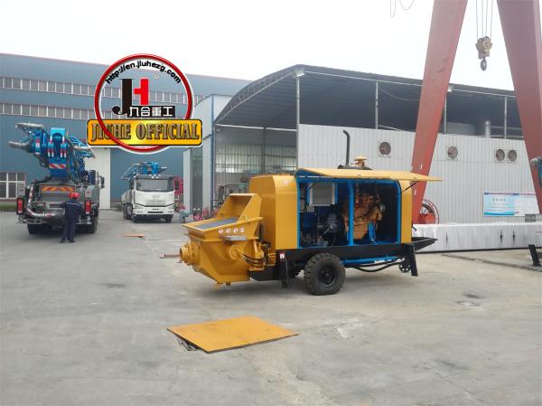Best Quality Diesel Engine Concrete Pumps Trailer 50m3 Concrete Pump Hydraulic Concrete Pumping Machine