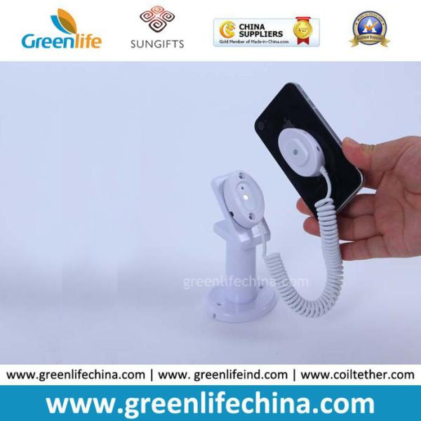 Mobile Phone Fashionable White Loss Prevention Retail Display Stand
