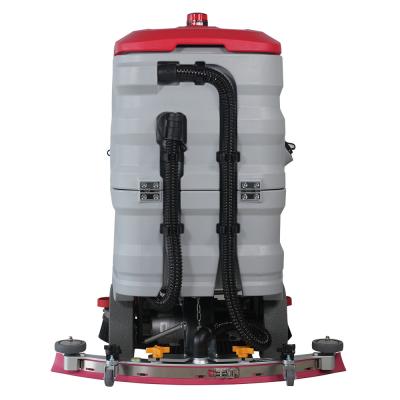 75L Electric Warehouse Floor Cleaner Scrubber Machine For Hotel