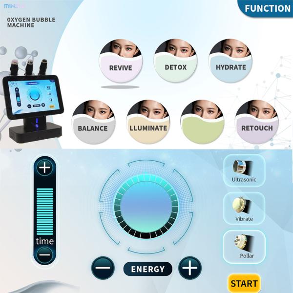 3 in 1 Oxygen Facial Machine with Oxygen+ RF+ Ultrasonic Technology 2 Years Warranty and 24hours Online Service