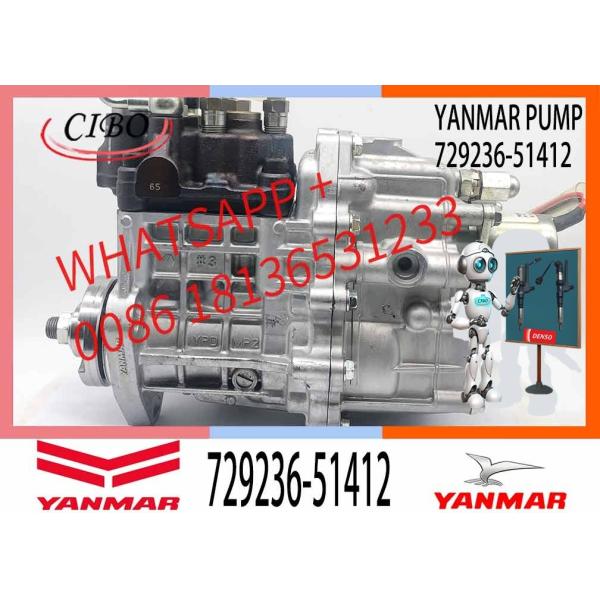 Насос для впрыска топлива 729236-51412 для двигателя Yanmar 3TNV88