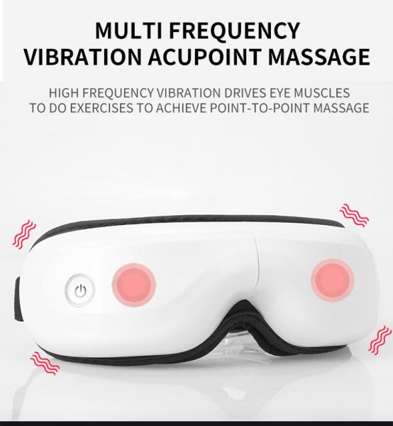 2 Hours Charging Time ABS Eye Massager with Air Pressure Function