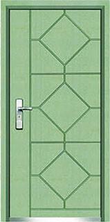 steel wood security armored door