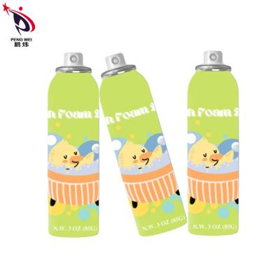 Multifunctional Bath Foam Spray Nontoxic Tinplate Material For Kids
