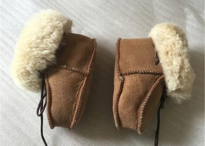 Genuine Sheepskin Baby Shoes , Winter Boots for Infant / Toddler