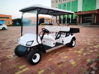 Chariot de chargement électrique à quatre places avec sièges personnalisables, certifié CE, couleur et logo personnalisables