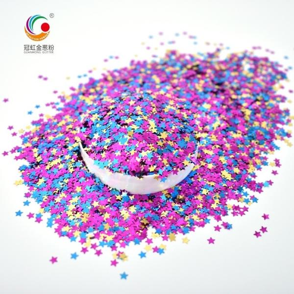 Nail PET Glitter Powder Dust Bulk Rose Flowers For Craft Textile Decoration