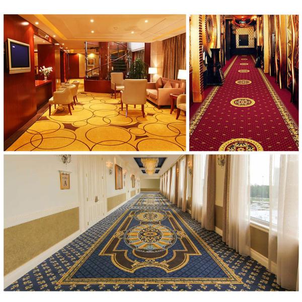 12ft or 13.12ft Width Axminster Carpet for Meeting Room and Banquet Luxury Hotel Style