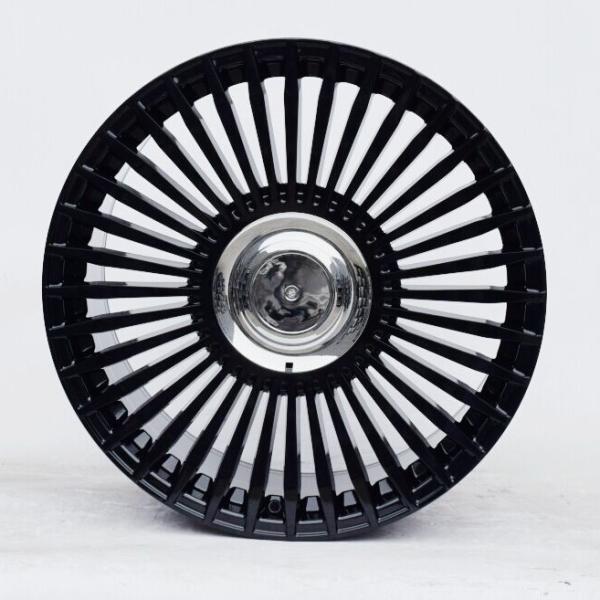 Black Machined Face Car Aftermarket Wheels 20 21 Inch Aluminum Rims TS16949