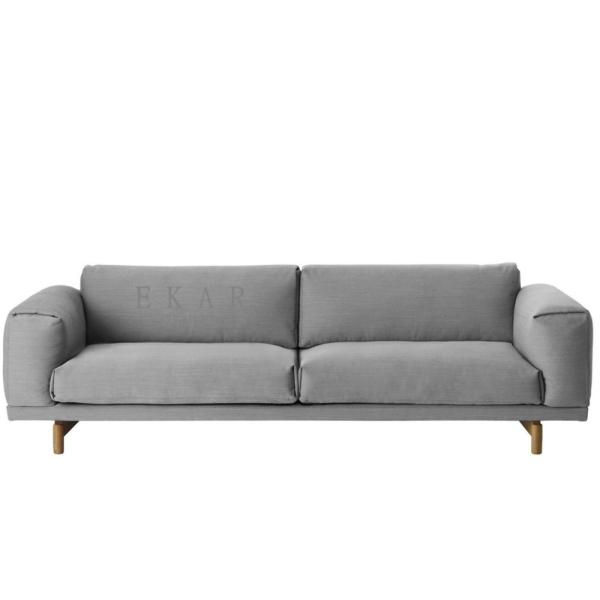 Latest Living Room Furniture Fabric 3 Seater Sofa ZZ-T-014