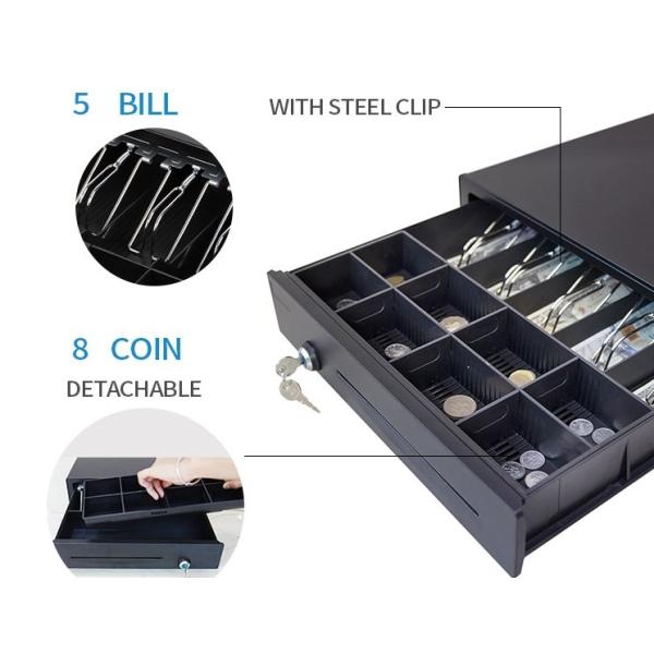 1millions ящик наличных денег USB Rj11 ящика наличных денег деятельности 12v управляемый принтером