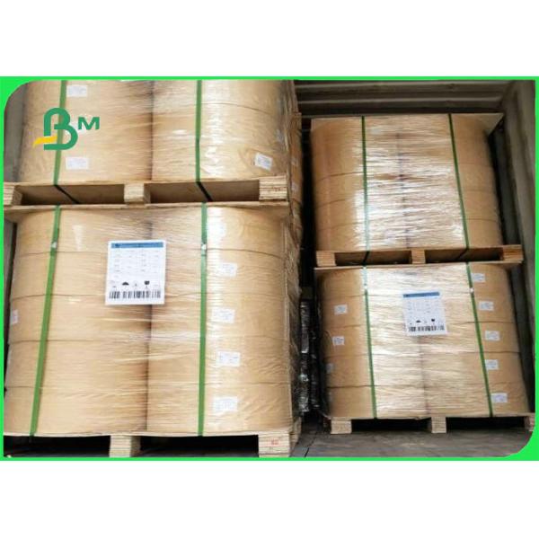 pe покрыло коричневую бумагу kraft Естественная древесина бумага 40gsm + 10g покрытая PE Брауна Kraft для создания программы-оболочки багета