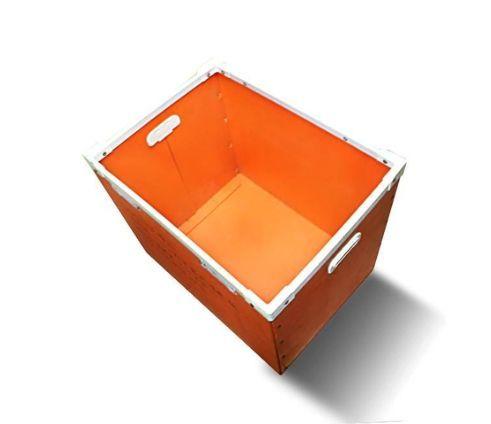 Wholesale Polypropylene Manufacturer Pp Sheets Hollow Plastic Storage Boxes With A Border Corrugated Frame Box Polypropylene Cardboard Sheet Container Coroplast Storage Box