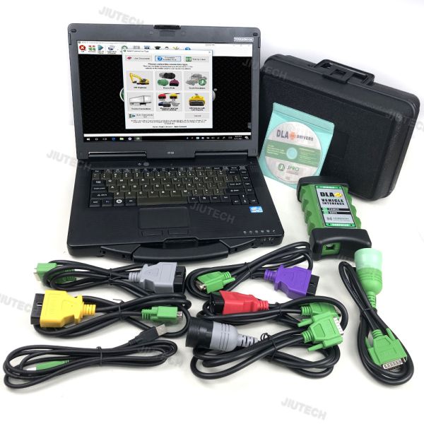 CF53 laptop with 2024 DLA for  dla diagnostic tool+2.0 Vehicle Interface Diesel Newest software Heavy Duty Truck Scanner Diagnostic Tool