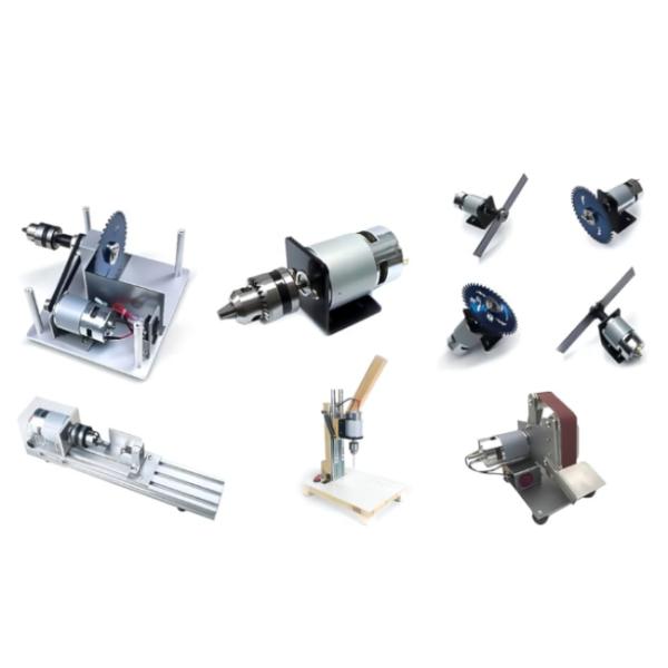 12V 775 motor de alta torsión de corriente continua imán permanente para la máquina de cinturón de rodamiento de bolas