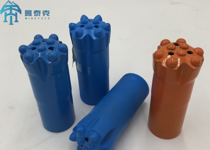 T51  102mm Button Bits Button Bit for Thread Extension Rod for Tunneling Threaded Button Drilling Bits
