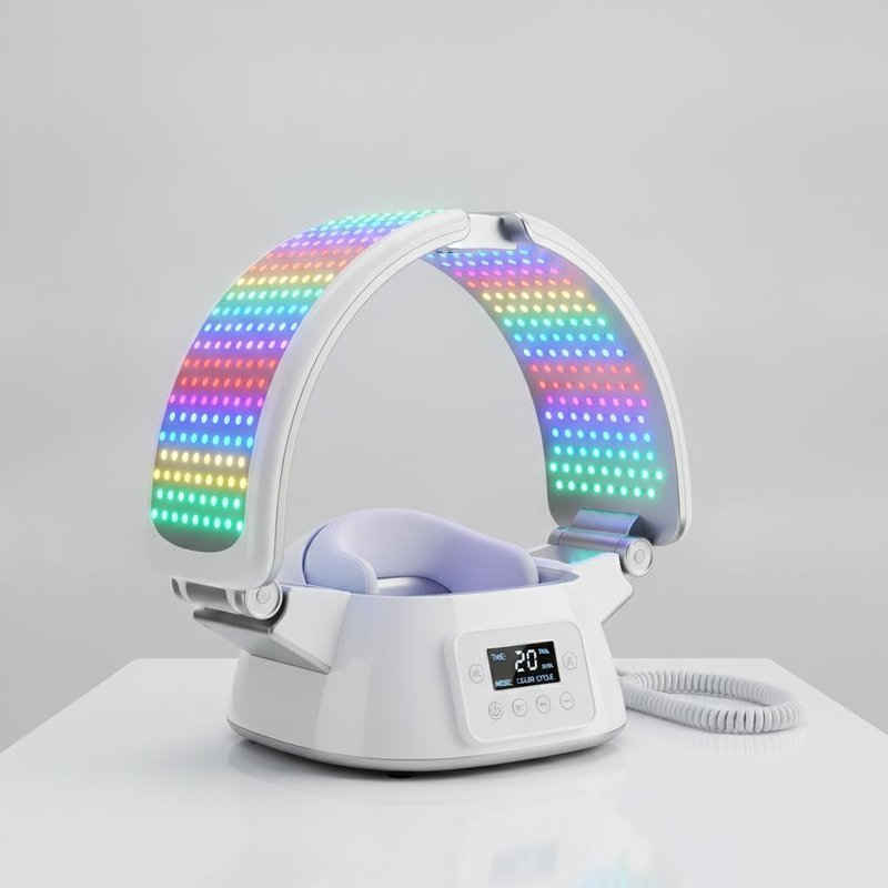Anti aging Hair Regrowth 273pcs 7 Color Double PDT LED Light Therapy Machine 