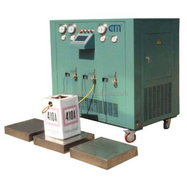 R410a système de remplissage de réfrigérant machine de recharge à courant alternatif divisé R134a station de récupération machine de recharge de climatisation