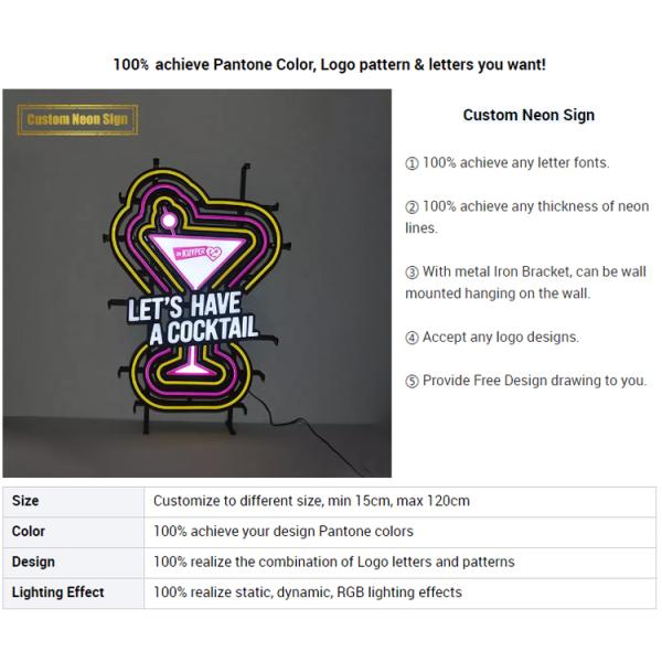 Satom Wholesale Indoor Decoration Customized Beer Brand Logo Large Neon Sign