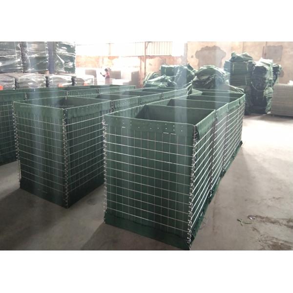 3.7mm Gabion Hesco Mil 7 Military Sand  Wall For Coastal Erosion