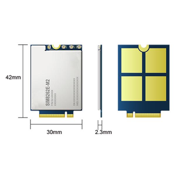 Модуль SIM8262E-M2 5G Многодиапазонный коммуникационный модуль 5G принимает форм-фактор M2