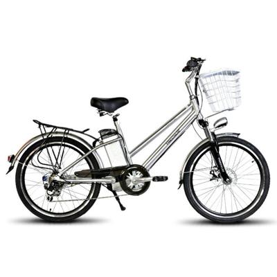 Vélo électrique urbain 24 pouces Unisexe N'AUCUNE batterie au lithium pliable 250W 48V 10AH