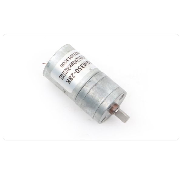 Wholesale 3-24V Mini DC Gear Motor 25mm Diameter Spur Gearbox Motor Useful for Small Electric Cat Toilet Motor