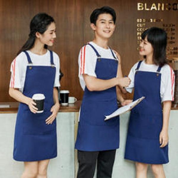 manufacture Custom Logo and Printing high quality Waist and bib unisex Apron For Kitchen Restaurant Coffee Shop Waiter Apron