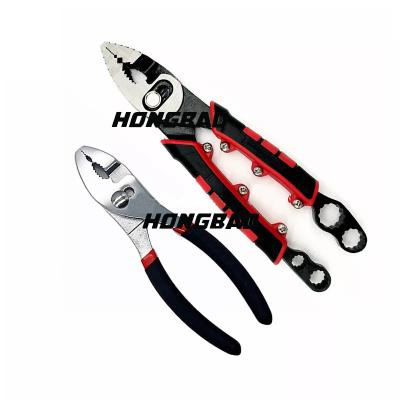 4 9-1/2 4 1/2 inch slip joint long nose pliers Combination Spanner Wrench Tip handle