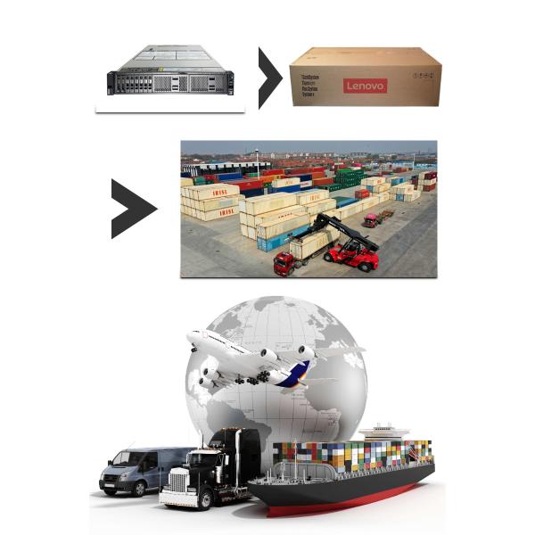 3.3GHz Processador Frequência principal Lenovo ThinkSystem SR665 Rack Server para Data Centers