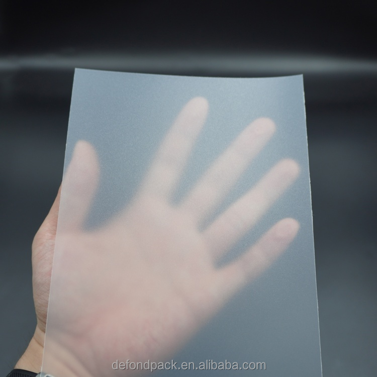 Double Sides Matte Finish pp Plastic Cover Sheet Food Grade pp Sheet Roll for Thermoforming