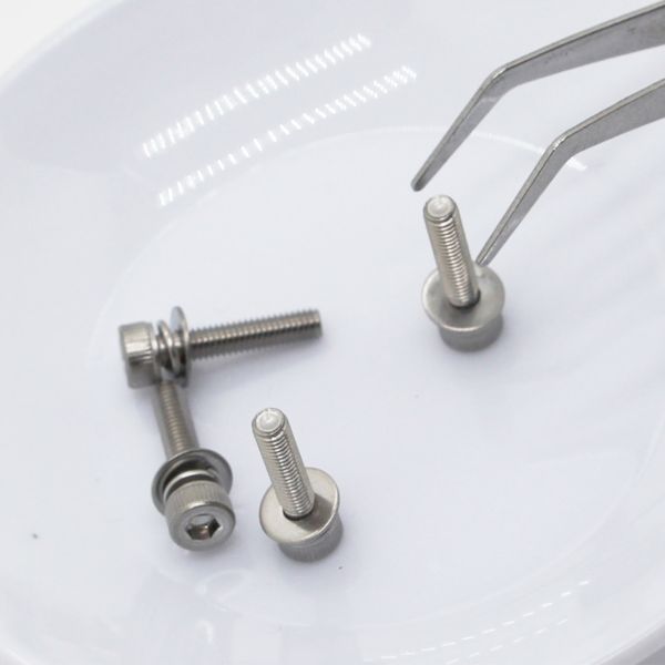 Stainless Steel Ultra-Micro Precision Pan Head Screws M0.5-M3 Nickel Plated for Industrial Applications
