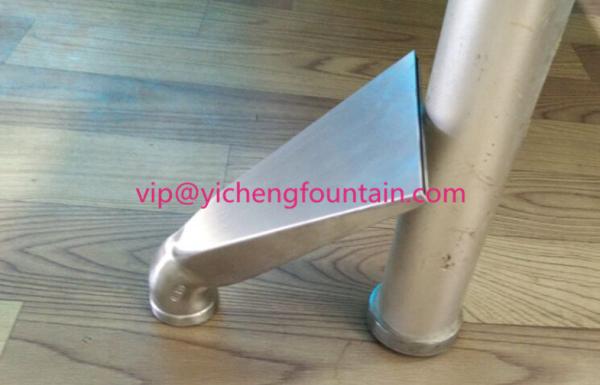 45 Degree Fan Shaped Water Fountain Nozzles