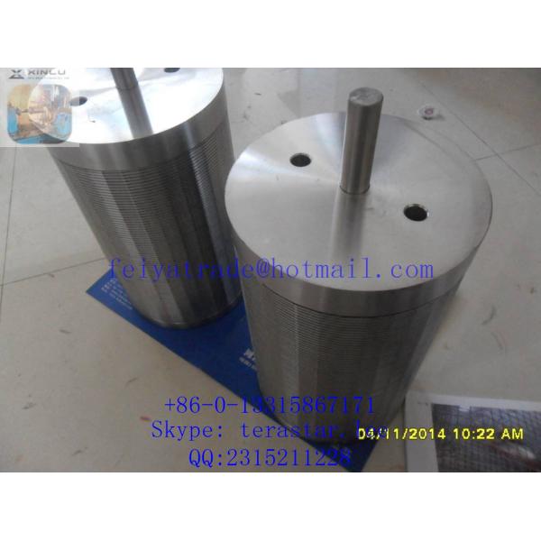 wire wound stainless steel screen pipe / wedge wire screen tube /  perfect roundness water well screens